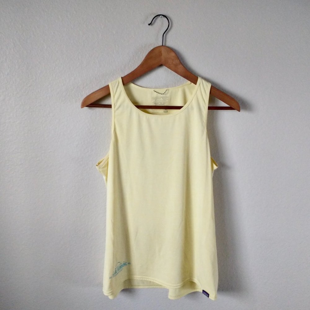 Patagonia Women's Capilene Stretch Performance "Austin Dirt Runners" Tank | L
